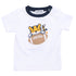 Tiger Football Applique Navy-Orange Short Sleeve T-Shirt - Magnolia BabyT-Shirt