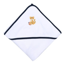 Tiger Football Navy-Orange Embroidered Towel Set - Magnolia BabyTowel Set