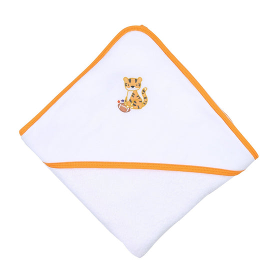 Tiger Football Orange-Purple Embroidered Towel Set - Magnolia BabyTowel Set