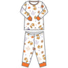 Tiger Football Orange - Purple Long Pajamas - Magnolia BabyLong Pajamas