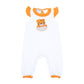 Tiger Pride Applique Flutters Playsuit - Orange - Magnolia BabyPlaysuit