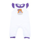Tiger Pride Applique Flutters Playsuit - Purple - Magnolia BabyPlaysuit
