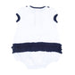 Tiger Pride Applique Ruffle Bubble - Navy - Magnolia BabyBubble