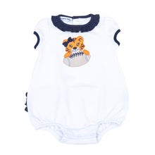  Tiger Pride Applique Ruffle Bubble - Navy - Magnolia BabyBubble