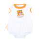 Tiger Pride Applique Ruffle Bubble - Orange - Magnolia BabyBubble