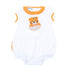 Tiger Pride Applique Ruffle Bubble - Orange - Magnolia BabyBubble