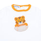 Tiger Pride Applique Short Playsuit - Orange - Magnolia BabyShort Playsuit