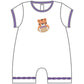 Tiger Pride Applique Short Playsuit - Purple - Magnolia BabyShort Playsuit