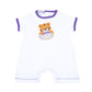 Tiger Pride Applique Short Playsuit - Purple - Magnolia BabyShort Playsuit