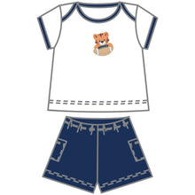  Tiger Pride Applique Short Set - Navy - Magnolia BabyShort Set