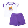 Tiger Pride Applique Short Set - Purple - Magnolia BabyShort Set