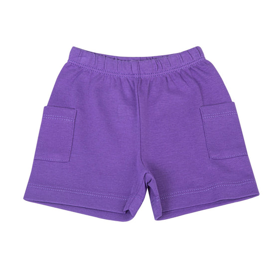 Tiger Pride Applique Short Set - Purple - Magnolia BabyShort Set