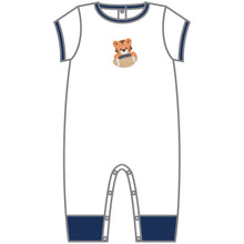  Tiger Pride Applique Short Sleeve Playsuit - Navy - Magnolia BabyPlaysuit