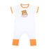 Tiger Pride Applique Short Sleeve Playsuit - Orange - Magnolia BabyPlaysuit