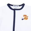 Tiger Pride Embroidered Converter - Navy Orange - Magnolia BabyConverter Gown