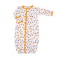 Tiger Pride Embroidered Converter - Orange Purple - Magnolia BabyConverter Gown