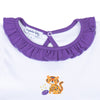 Tiger Pride Embroidered Dress - Purple Gold - Magnolia BabyDress