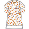 Tiger Pride Girl's Nightdress - Orange Purple - Magnolia BabyNightdress