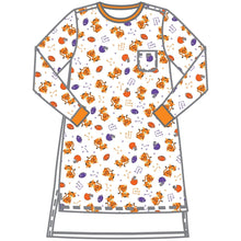  Tiger Pride Girl's Nightdress - Orange Purple - Magnolia BabyNightdress