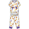 Tiger Pride Long Pajamas - Purple Gold - Magnolia BabyLong Pajamas