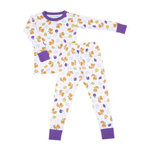  Tiger Pride Long Pajamas - Purple Gold - Magnolia BabyLong Pajamas