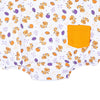 Tiger Pride Print Boy Bubble - Orange Purple - Magnolia BabyBubble