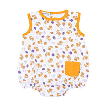  Tiger Pride Print Boy Bubble - Orange Purple - Magnolia BabyBubble