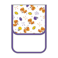  Tiger Pride Print Burp Cloth - Purple Gold - Magnolia BabyBurp Cloth