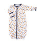 Tiger Pride Print Converter - Navy Orange - Magnolia BabyConverter Gown
