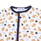 Tiger Pride Print Converter - Navy Orange - Magnolia BabyConverter Gown