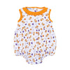 Tiger Pride Print Girl Bubble - Orange Purple - Magnolia BabyBubble