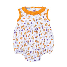  Tiger Pride Print Girl Bubble - Orange Purple - Magnolia BabyBubble