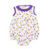 Tiger Pride Print Girl Bubble - Purple Gold - Magnolia BabyBubble