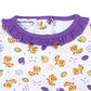 Tiger Pride Print Girl Bubble - Purple Gold - Magnolia BabyBubble