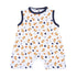 Tiger Pride Print Short Playsuit - Navy Orange - Magnolia BabyShort Playsuit