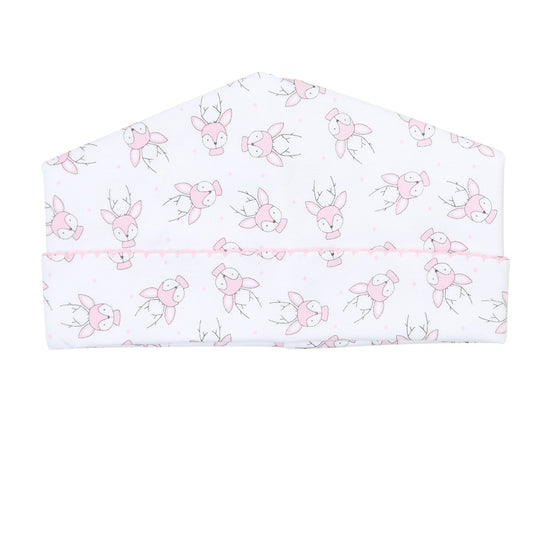 Tiny Buck Printed Hat - Pink - Magnolia BabyHat