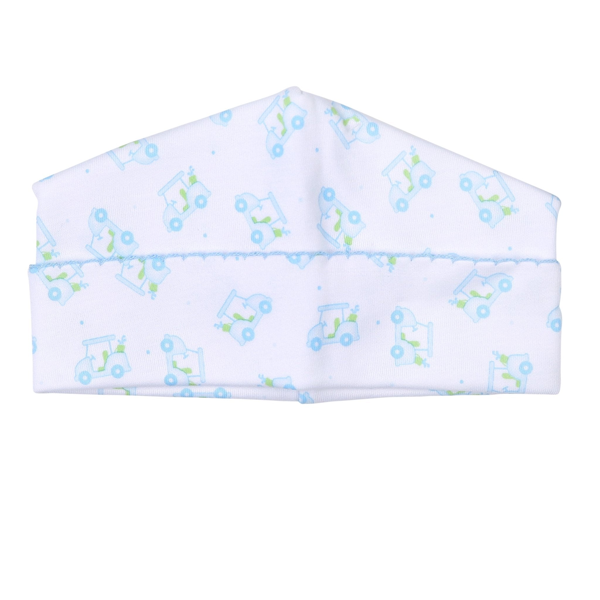 Tiny Caddy Printed Hat - Blue - Magnolia BabyHat