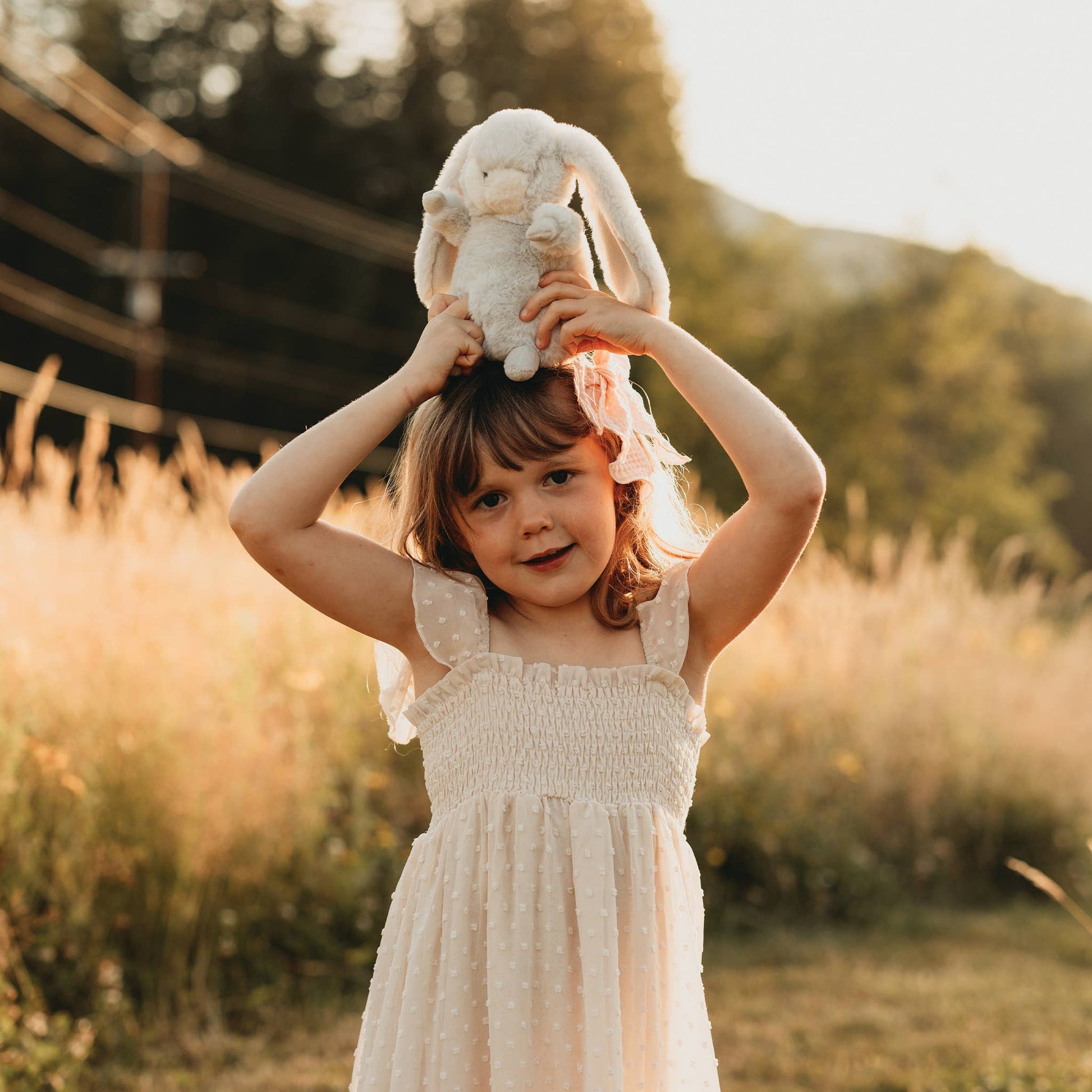 Tiny Nibble 8" Bunny - Gray - Magnolia Baby
