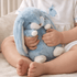 Tiny Nibble Bunny - Maui Blue - 8" - Magnolia BabySoft Toy