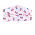 Tiny Red, White and Blue Printed Hat - Red - Magnolia BabyHat