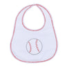 Tiny Slugger Applique Bib - Light Blue - Magnolia BabyBib