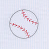 Tiny Slugger Applique Bubble - Light Blue - Magnolia BabyBubble