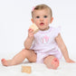 Tiny Slugger Applique Bubble - Pink - Magnolia BabyBubble