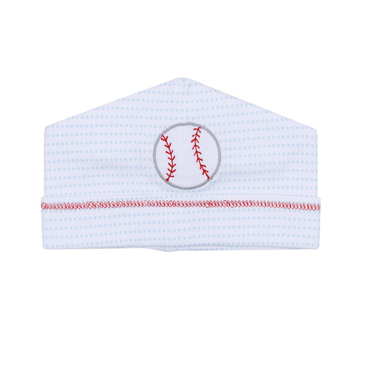 Tiny Slugger Applique Hat - Light Blue - Magnolia BabyHat