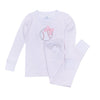 Tiny Slugger Applique Long Pajamas - Pink - Magnolia BabyLong Pajamas