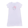 Tiny Slugger Applique Nightdress - Pink - Magnolia BabyNightdress