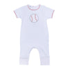 Tiny Slugger Applique Playsuit - Light Blue - Magnolia BabyPlaysuit