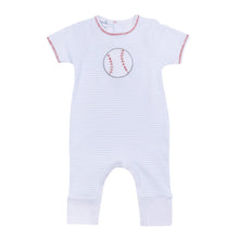  Tiny Slugger Applique Playsuit - Light Blue - Magnolia BabyPlaysuit