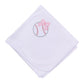Tiny Slugger Applique Receiving Blanket - Pink - Magnolia BabyReceiving Blanket