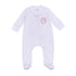 Tiny Slugger Applique Zip Footie - Pink - Magnolia BabyFootie